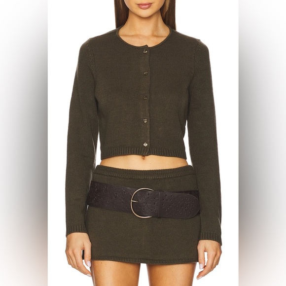 Free People| ‘Laurel’ Leather Embroidered Hip Belt - Picture 9 of 12